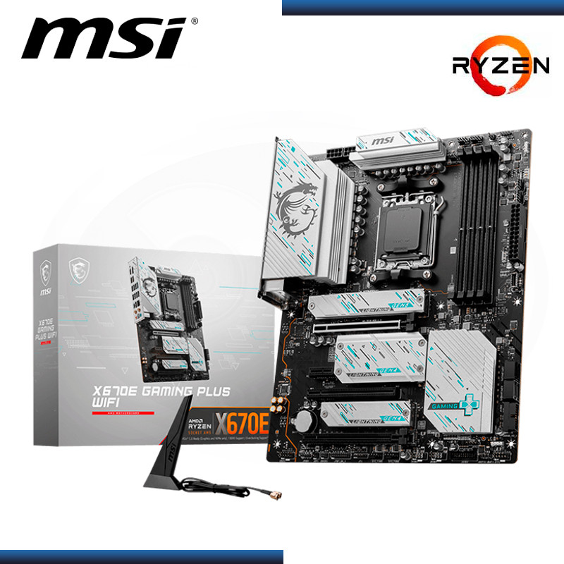 PLACA MSI X670E GAMING PLUS WIFI AMD RYZEN AM5 DDR5 (PN:911-7E16-003)