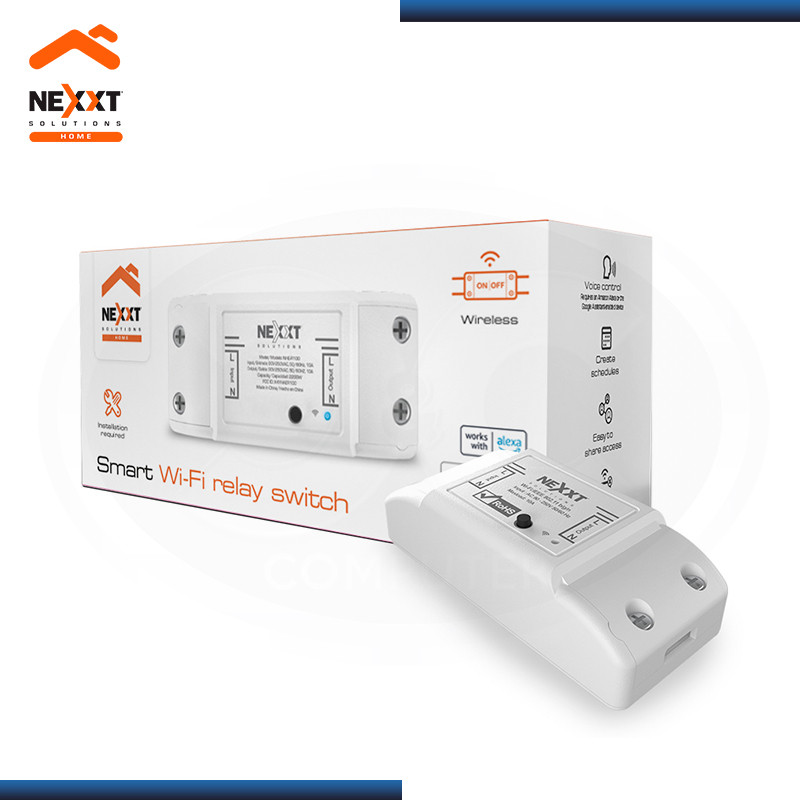 INTERRUPTOR DE RELE INTELIGENTE CON CONEXION Wi-Fi (PN:NHE-R100)