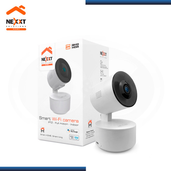 CAMARA VIGILANCIA SMART WI-FI NEXXT HOME 2K QHD/HDR SLOT MICRO SD (PN:NHC-P710)