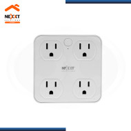 ENCHUFE INTELIGENTE WI-FI NEXXT HOME 220V 4 TOMAS + 4 PUERTOS USB (PN:NHP-T610)