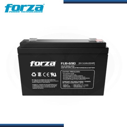 BATERIA FORZA FUB-690 SELLADA RECARGABLE BLACK 6V/9AH