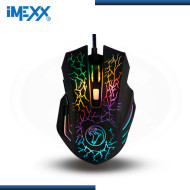 MOUSE IMEXX PYTHON VENOM 7 COLORES LED BLACK GAMING (PN:IME-27260)