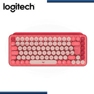 TECLADO LOGITECH POP KEYS CORAL ROSE MULTI-DEVICE MECANICO WIRELESS (PN:920-010715)