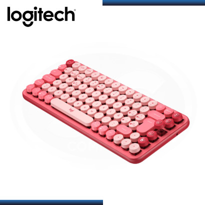 TECLADO LOGITECH POP KEYS CORAL ROSE MULTI-DEVICE MECANICO WIRELESS (PN:920-010715)