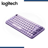 TECLADO LOGITECH POP KEYS COSMOS LAVENDER LILAC MULTI-DEVICE MECANICO WIRELESS (PN:920-011519)