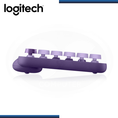 TECLADO LOGITECH POP KEYS COSMOS LAVENDER LILAC MULTI-DEVICE MECANICO WIRELESS (PN:920-011519)