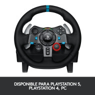 LOGITECH G G29 RACING WHEEL BLACK TIMON CON PEDAL COMPATIBLE PC/PS4/ PS5 (PN:941-000111)