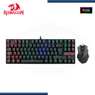 KIT REDRAGON TECLADO KUMARA ESPAÑOL + MOUSE GRIFFIN M607 (PN:K552RGB-BA-SP)