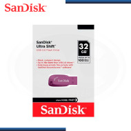 MEMORIA USB 32GB SANDISK LILA ULTRA SHIFT V 3.2 (PN:SDCZ410-032G-G46CO)