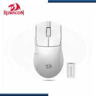 MOUSE REDRAGON M916W K1NG PRO 4K WHITE 5 BOTONES 26,000 DPI USB-C/BLUETOOTH/WIRELESS