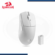 MOUSE REDRAGON M916W K1NG PRO 4K WHITE 5 BOTONES 26,000 DPI USB-C/BLUETOOTH/WIRELESS