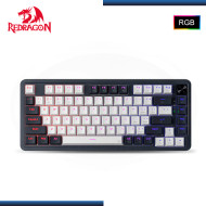 TECLADO REDRAGON UCAL K673WB PRO RGB 75% INGLES WHITE BLACK MECANICO USB-C/BLUETOOTH/WIRELESS (PN:K673WB-RGB-PRO)