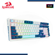 TECLADO REDRAGON EISA K686 PRO RGB WHITE BLUE INGLES USB-C/BLUETOOTH/WIRELESS