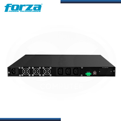 FORZA UPS EN LINEA FDC-1002R-I 1000VA/900W 220V 3 TOMAS MONTAJE EN BASTIDOR