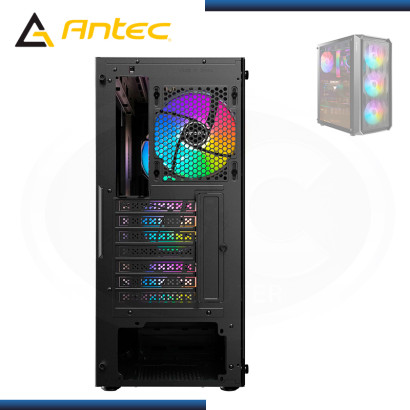 CASE ANTEC NX292 BLACK ARGB SIN FUENTE VIDRIO TEMPLADO USB3.0/USB 2.0 (PN:761345810098)