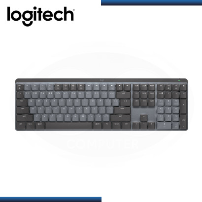 TECLADO LOGITECH MX MECHANICAL BLACK WIRELESS BT ILUMINATED SP (PN:920-010845)