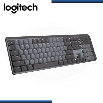 TECLADO LOGITECH MX MECHANICAL BLACK WIRELESS BT ILUMINATED SP (PN:920-010845)