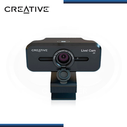 WEBCAM CREATIVE LIVE! CAM SYNC V3 2K QHD BLACK CONECTIVIDAD USB (PN:73VF09000000)