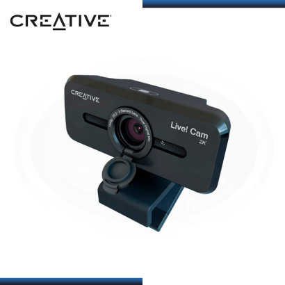 WEBCAM CREATIVE LIVE! CAM SYNC V3 2K QHD BLACK CONECTIVIDAD USB (PN:73VF09000000)