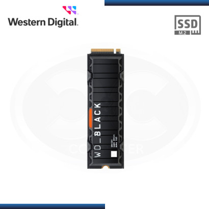 SSD 1TB WD BLACK SN850X M.2 2280 NVMe PCIe Gen4 CON DISIPADOR (PN:WDS100T2XHE-00BCA0)