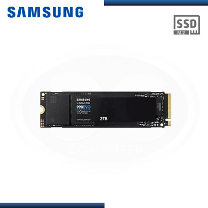 SSD 2TB SAMSUNG 990 EVO M.2 2280 NVMe PCIe GEN 4.0 x4 (PN:MZ-V9E2T0)