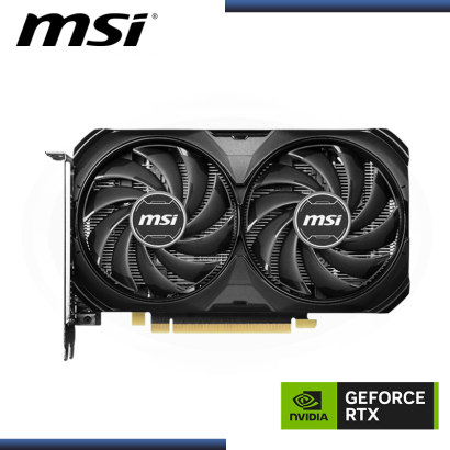 MSI GEFORCE RTX 4060Ti 8GB GDDR6 128BITS OC VENTUS 2X BLACK (PN:912-V512-007)