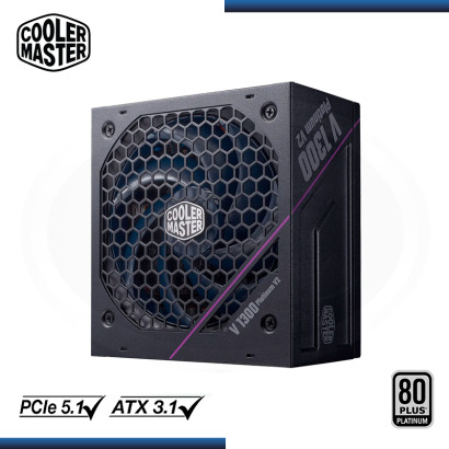 FUENTE COOLER MASTER V PLATINUM 1300W V2 80 PLUS PLATINUM BLACK (PN:MPZ-D002-AFAP-BUS)