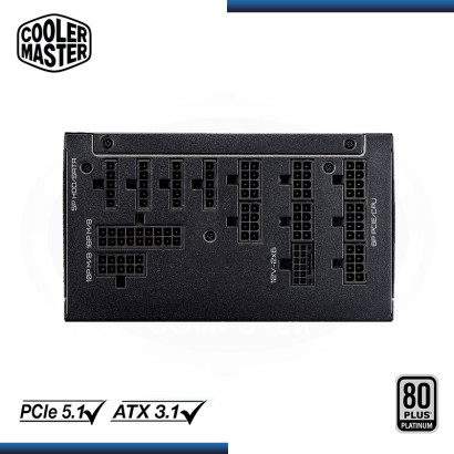 FUENTE COOLER MASTER V PLATINUM 1300W V2 80 PLUS PLATINUM BLACK (PN:MPZ-D002-AFAP-BUS)