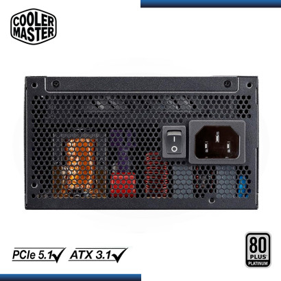 FUENTE COOLER MASTER V PLATINUM 1100W V2 80 PLUS PLATINUM MODULAR BLACK (PN:MPZ-B002-AFAP-BUS)