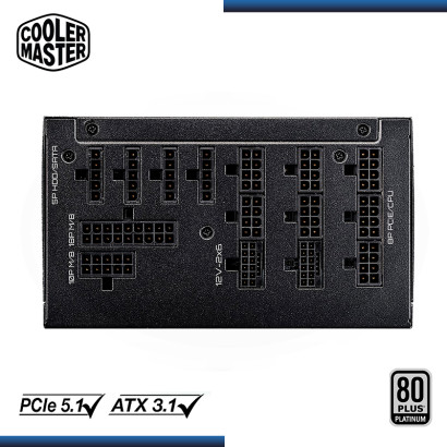 FUENTE COOLER MASTER V PLATINUM 1600W V2 80 PLUS PLATINUM MODULAR BLACK (PN:MPZ-G002-AFAP-BUS)