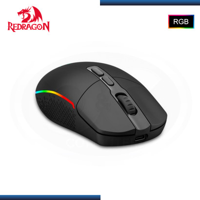 MOUSE REDRAGON INVADER PRO M719 RGB WIRELESS NEGRO 10000 DPI (PN:M719 RGB-PRO)