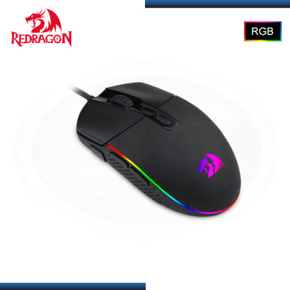 MOUSE REDRAGON INVADER M719 RGB NEGRO 10000 DPI USB (PN:M719)