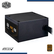 FUENTE COOLER MASTER MWE 750W V3 80 PLUS BRONZE BLACK (PN:MPE-7501-ACAAW-3BUS)