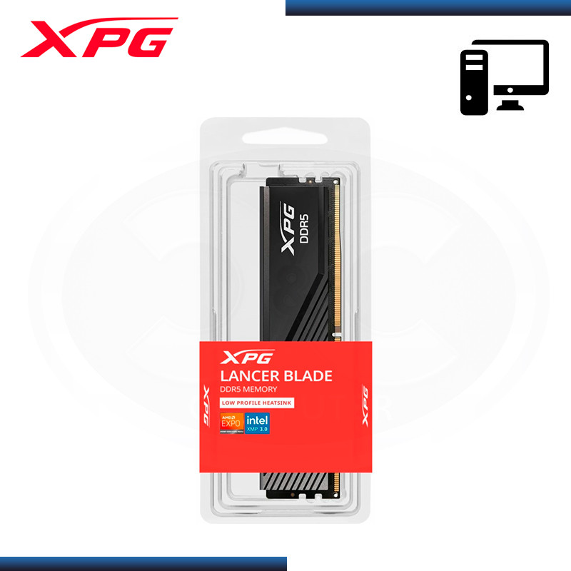 MEMORIA 32GB DDR5 XPG LANCER BLADE BLACK BUS 6400MHz (PN:AX5U6400C3232G-CLABK)