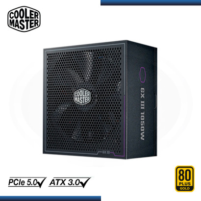 FUENTE COOLER MASTER GX III 1050W 80 PLUS GOLD MODULAR BLACK (PN:MPX-A503-AFAG-BUS)