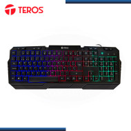 KIT TEROS TE-4063N TECLADO MULTIMEDIA + MOUSE + MOUSE PAD + AUDIFONO