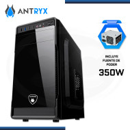 CASE ANTRYX ELEGANT 530M CON FUENTE 350W USB 3.0/USB 2.0 (PN:AC-E530M-350CP)