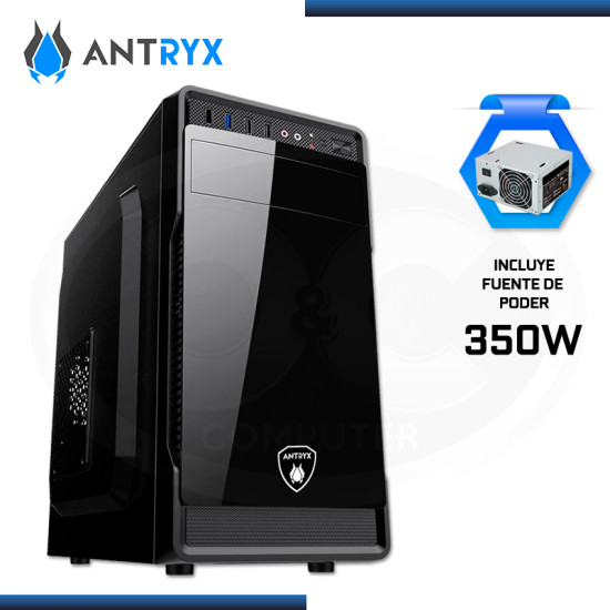 CASE ANTRYX ELEGANT 530M CON FUENTE 350W USB 3.0/USB 2.0 (PN:AC-E530M-350CP)