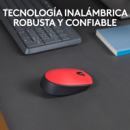 MOUSE LOGITECH M170 RED WIRELESS (PN:910-004941)