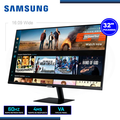 MONITOR SMART LED 32" SAMSUNG LS32DM500ELXPE M5 1920x1080 HDMI WI-FI INTEGRADO 4MS/60Hz