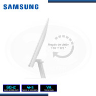 MONITOR SMART LED 27" SAMSUNG LS27DM501ELXPE M5 WHITE 1920x1080 HDMI WI-FI INTEGRADO 4MS/60Hz