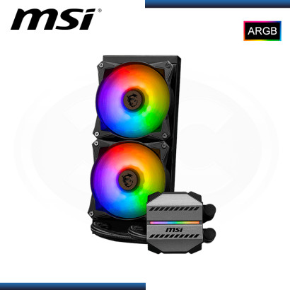 MSI MAG CORELIQUID M240 ARGB BLACK REFRIGERACION LIQUIDO AMD/INTEL (PN:306-7ZW4R14-813)