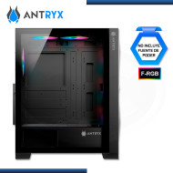 CASE ANTRYX RX-250 F-RGB BLACK SIN FUENTE VIDRIO TEMPLADO USB 3.0/USB 2.0 (PN:AC-RX250KFR)