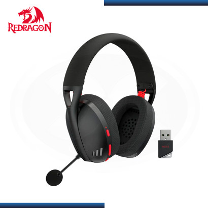 AUDIFONO REDRAGON H848 IPE PRO BLACK WIRELESS ULTRA-LIGHT CON MICROFONO