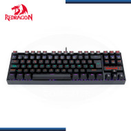 TECLADO REDRAGON KUMARA K552 BLACK RAINBOW MECANICO SWITCH RED ESPAÑOL (PN:K552-KR-SPS BLACK)