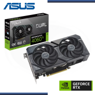 ASUS GEFORCE RTX 4060Ti 8GB GDDR6 128BITS DUAL OC EDITION (PN:90YV0J49-M00AA00)