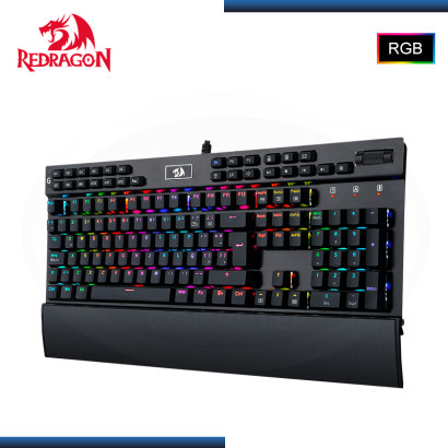 TECLADO REDRAGON YAMA K550 BLACK RGB MECANICO SWITCH PURPLE ESPAÑOL (PN:K550RGB-1-SPS)