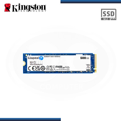 SSD 500GB KINGSTON NV3 M.2 2280 NVMe PCIe GEN4x4 (PN:SNV3S/500G)