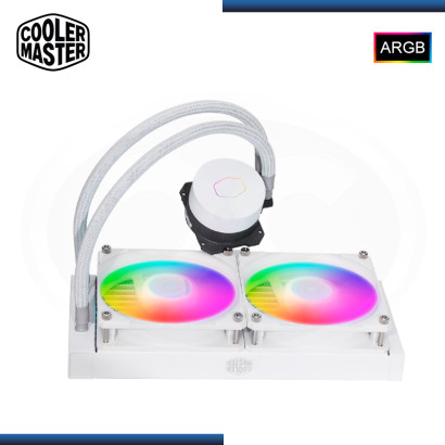 COOLER MASTER MASTERLIQUID ML240L V2 WHITE ARGB REFRIGERACIÓN LIQUIDO AMD/INTEL (PN:MLW-D24M-A18PW-RW)