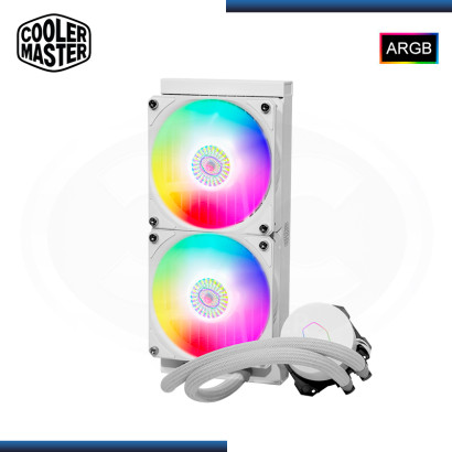 COOLER MASTER MASTERLIQUID ML240L V2 WHITE ARGB REFRIGERACIÓN LIQUIDO AMD/INTEL (PN:MLW-D24M-A18PW-RW)